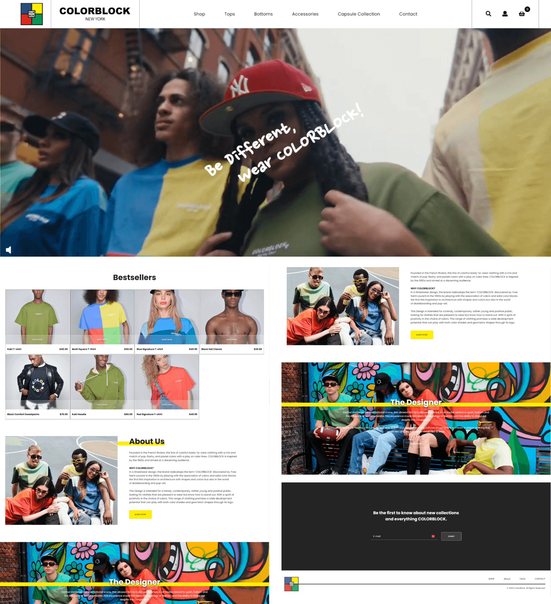 Web Design and Development for Colorblockus - BelugaLabs NY